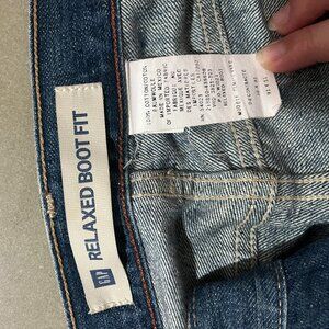 men's vintage gap relaxed boot cut jeans